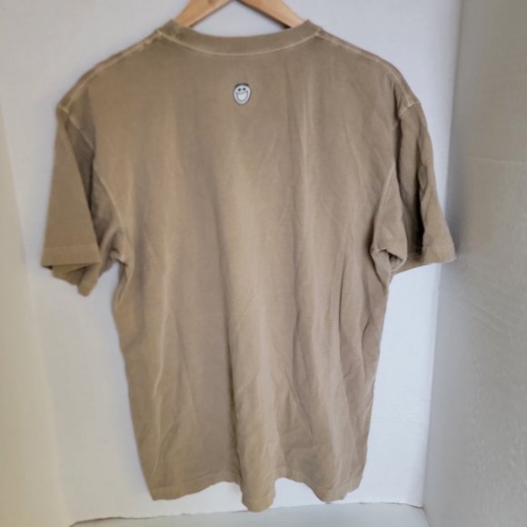 Life is Good Happy Hour Campfire Dog Smiley Jake Hot Drink SS M - Picture 9 of 10